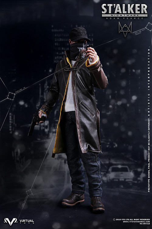 Figura Watch Dogs. Aiden Pearce 30 cm. Nightmare Stalker. Virtual Toys