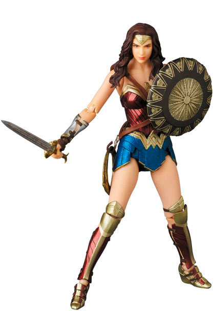 Figura Wonder Woman 16 cm. Línea MAFEX. DC Cómics. Medicom