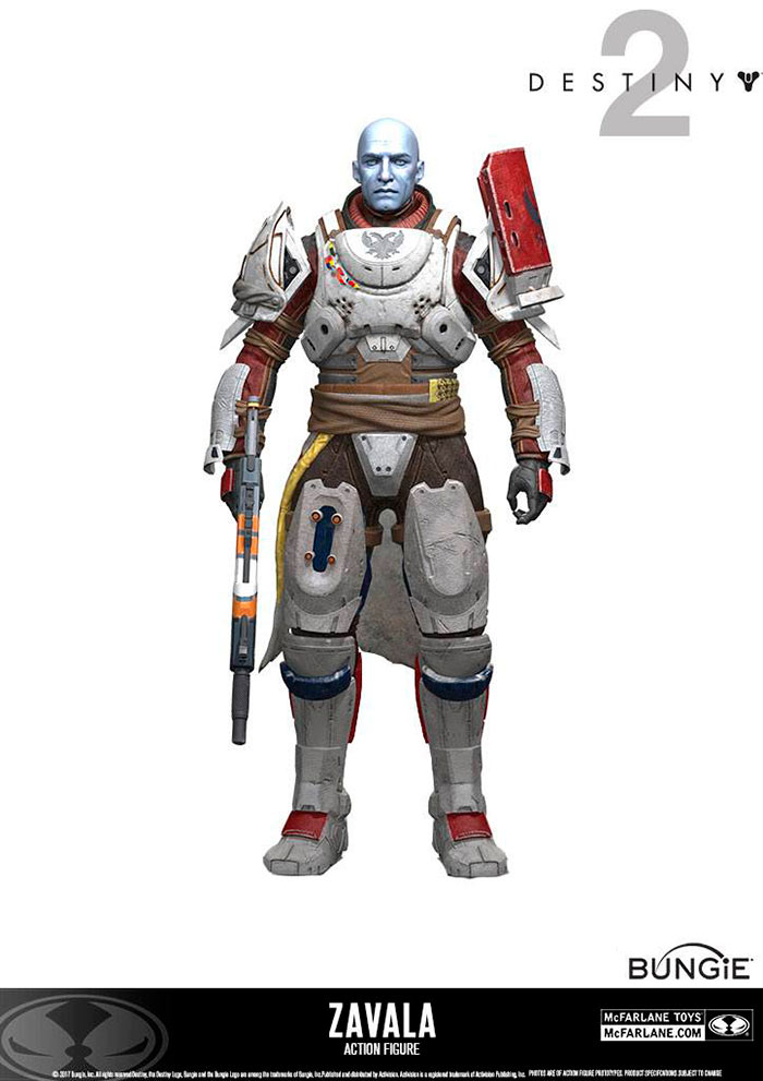 Figura Zavala 18 cm. Destiny 2. McFarlane Toys