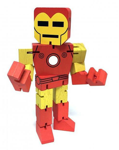 Figura de madera Iron Man