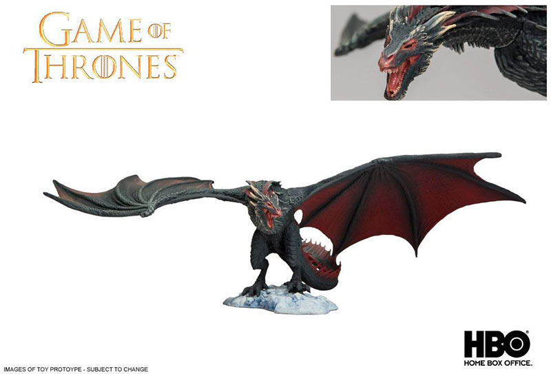 Figura dragón Drogon 15 cm. Juego de Tronos. McFarlane Toys