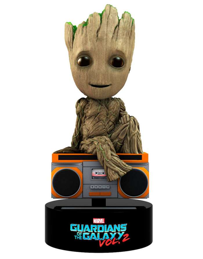Figura movible Groot 15 cm. Guardianes de la Galaxia. Línea Body Knocker. NECA
