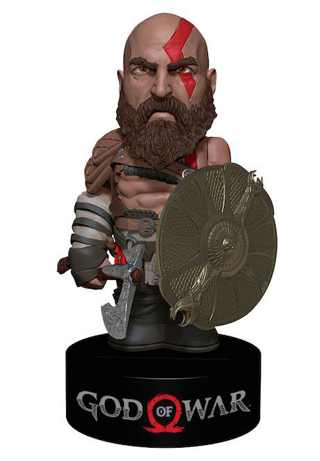 Figura movible Kratos 16 cm. God of War (2018). Línea Body Knocker. NECA