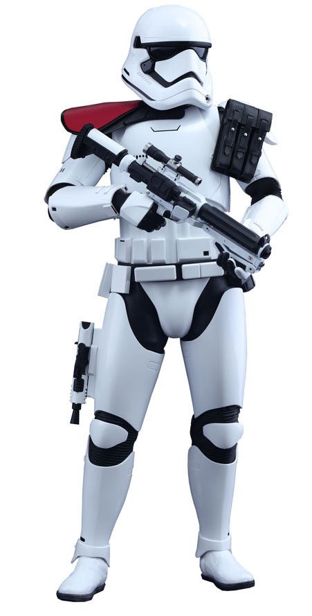 Figura oficial Stormtrooper 30 cm. Star Wars Episodio VII. Ejército Primer Orden. Línea Movie Masterpiece. Escala 1:6. Hot Toys