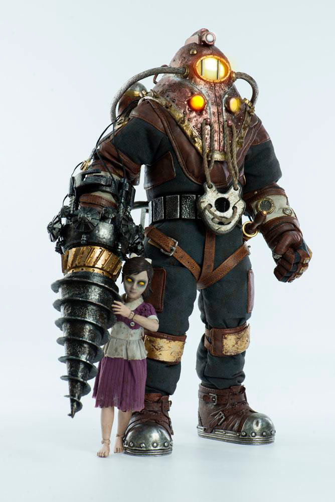 Figuras BioShock Subject Delta & Little Sister 33 cm. Estándar Version. Con luz. Escala 1:6. ThreeZero