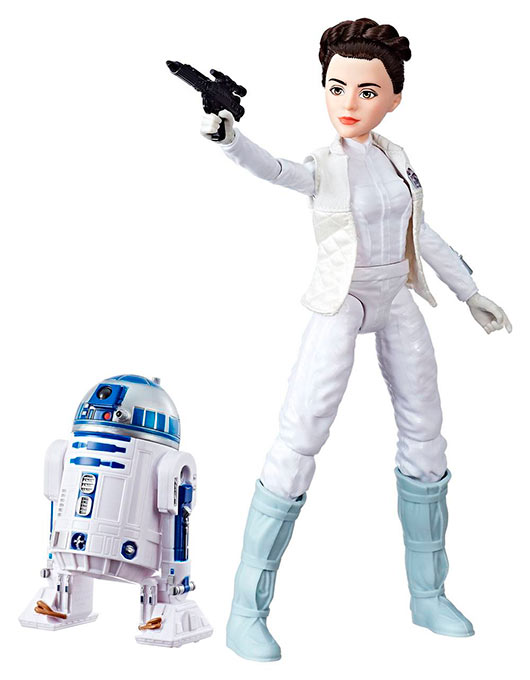 Figuras Princesa Leia y R2-D2