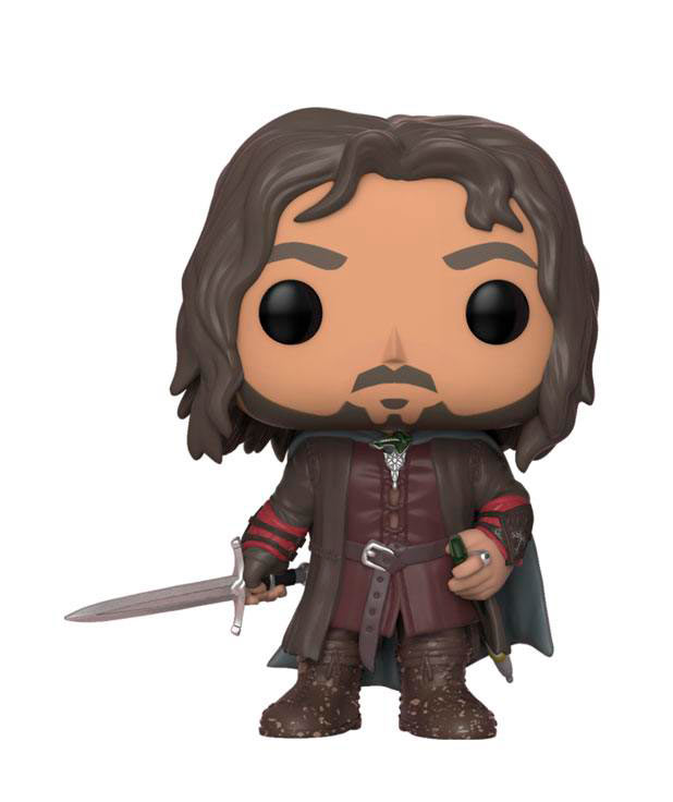 Funko POP Aragorn 9 cm. El Señor de los Anillos. POP! Movies