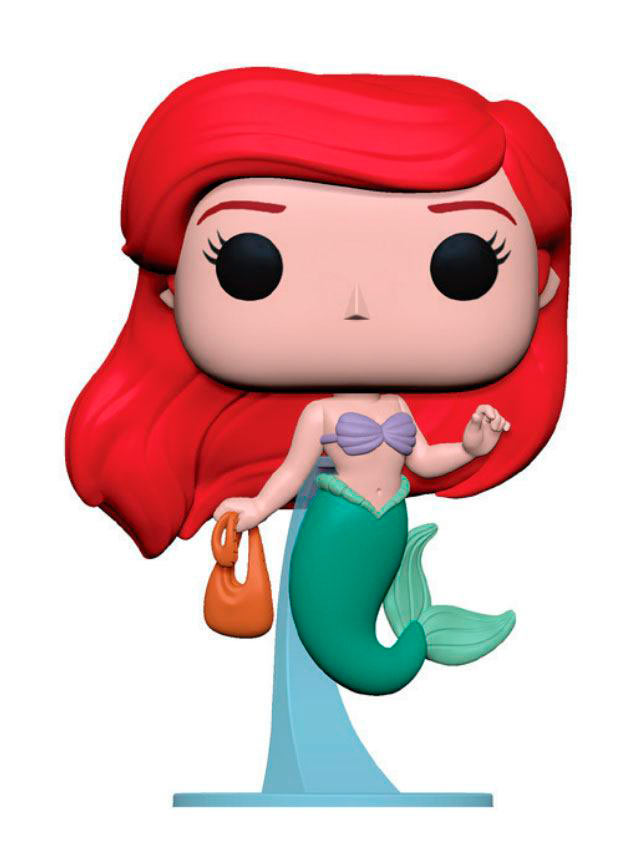 Funko POP Ariel with Bag 9 cm. La Sirenita. Disney.