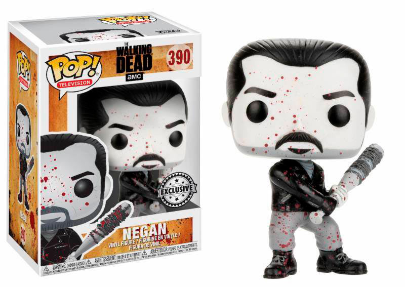 Funko POP Black & White Negan 9 cm. The Walking Dead