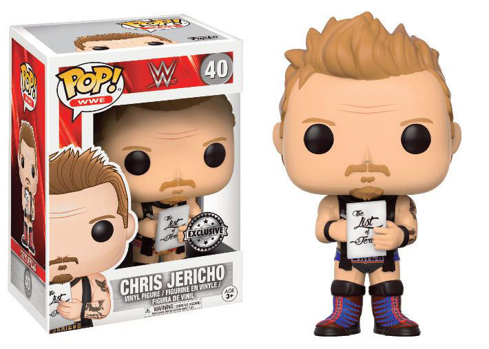 Funko POP Chris Jericho 9 cm. Pressing Catch. WWE