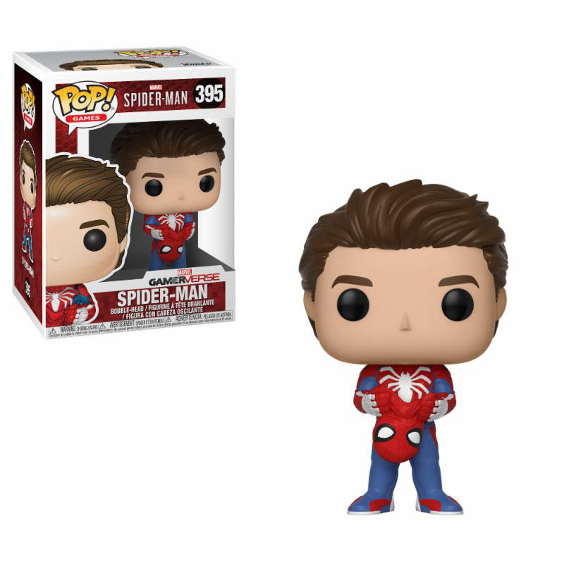 Funko POP Game Spiderman sin máscara 9 cm. Spiderman. Marvel Cómics