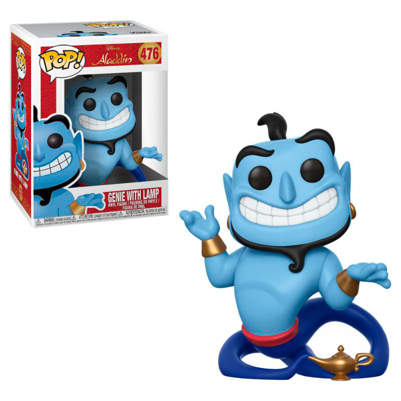 Funko POP Genio con lámpara 9 cm Aladdin. Disney