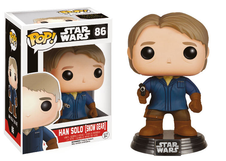 Funko POP Han Solo 9 cm. Star Wars Episodio VII. Modelo equipo de nieve