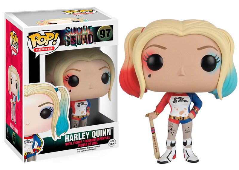 Funko POP Harley Quinn 9 cm. Escuadrón Suicida