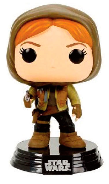 Funko POP Jyn Erso 9 cm. Rogue One: A Star Wars Story. Versión con capucha