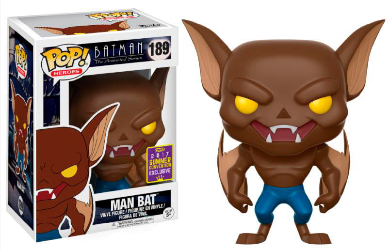 Funko POP Man Bat 9 cm. Batman: la serie animada. DC Cómics