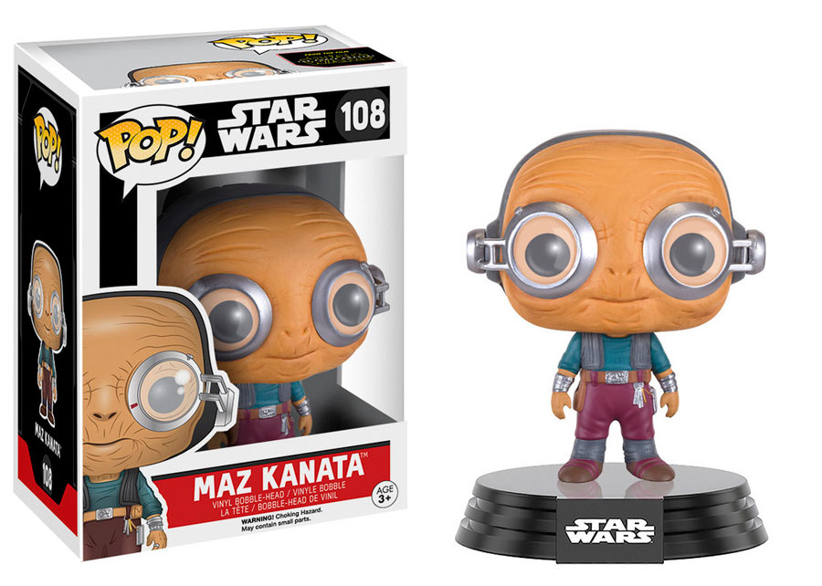 Funko POP Maz Kanata 9 cm. Star Wars. POP! Movies