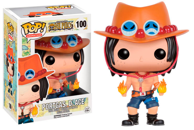 Funko POP Portgas D. Ace 9 cm. One Piece. POP! Animation