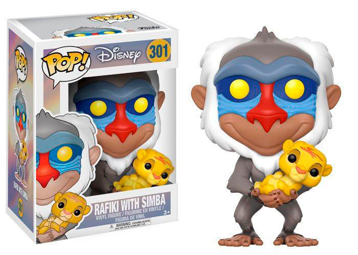 Funko POP Rafiki & Simba 9 cm. El rey León