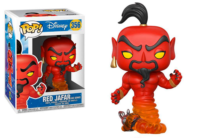 Funko POP Red Jafar As Genie 9 cm. Aladdín. Disney