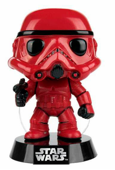 Funko POP Red Stormtrooper 9 cm. Star Wars.