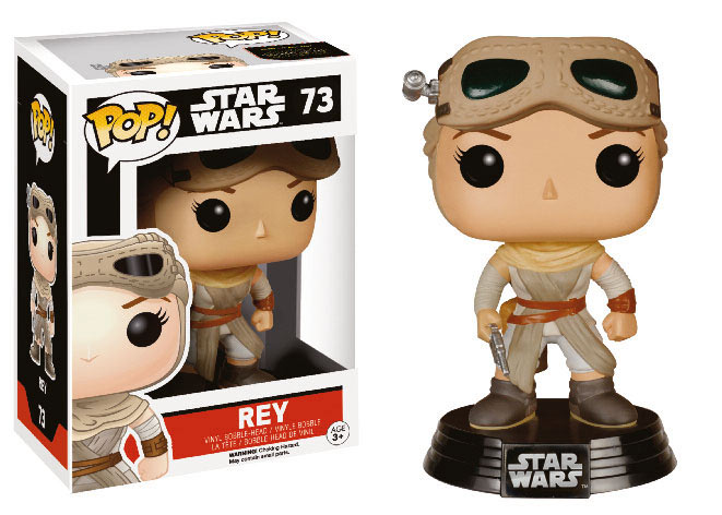 Funko POP Rey & gafas 10 cm. Star Wars Episodio VII. Edición limitada