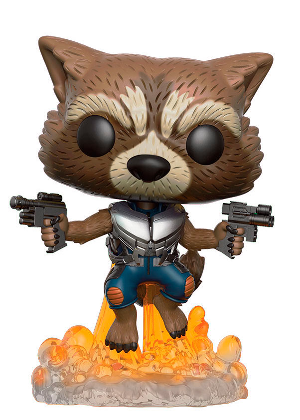 Funko POP Rocket Raccoon 9 cm. Guardianes de la Galaxia. Vol. 2