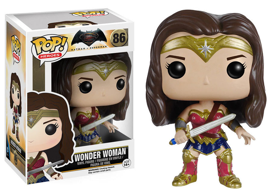 Funko POP Wonder Woman 9 cm. Batman v Superman: el Amanecer de la Justicia