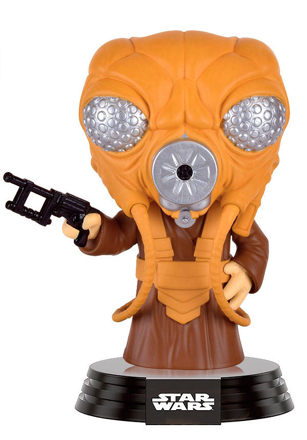 Funko POP caza recompensas Zuckuss 9 cm. Star Wars. Edición limitada
