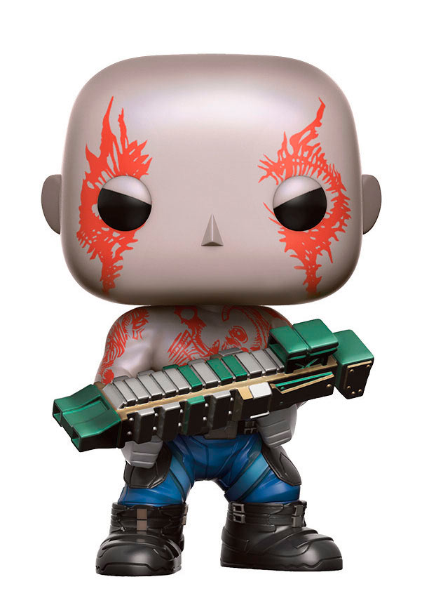 Funko Pop Drax 9 cm. Guardianes de la Galaxia. Vol. 2