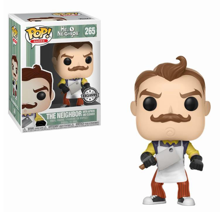 Funko Pop The Neighbor con cuchillo