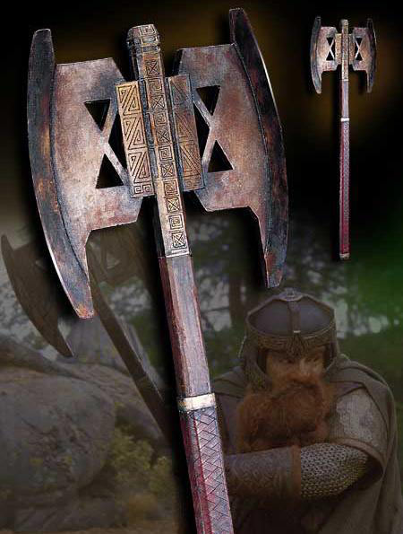 Hacha El Señor de los Anillos. Gimli