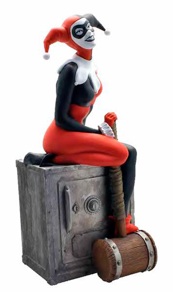 Hucha Harley Quinn en caja fuerte 27 cm DC Comics. Plastoy