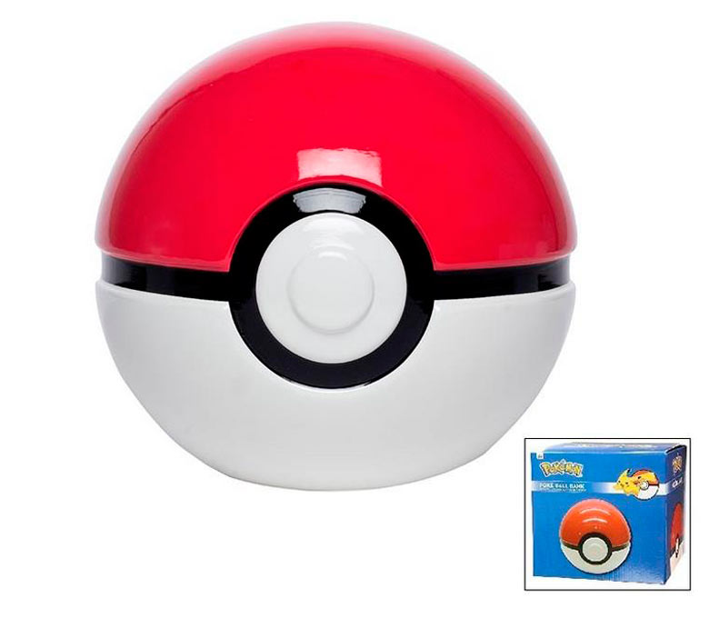 Hucha Pokeball 20 cm. Pokemon