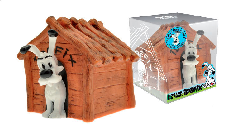 Hucha perro Idéfix 10 cm. Astérix y Obélix. Plastoy
