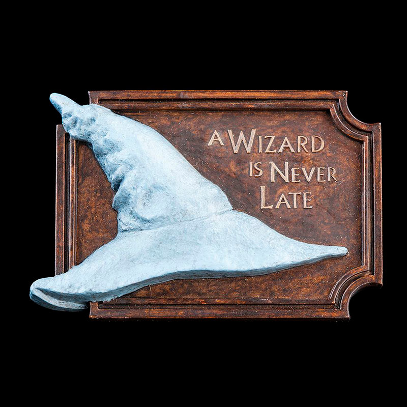 Imán A Wizard Is Never Late. El Señor de los Anillos. Weta Collectibles