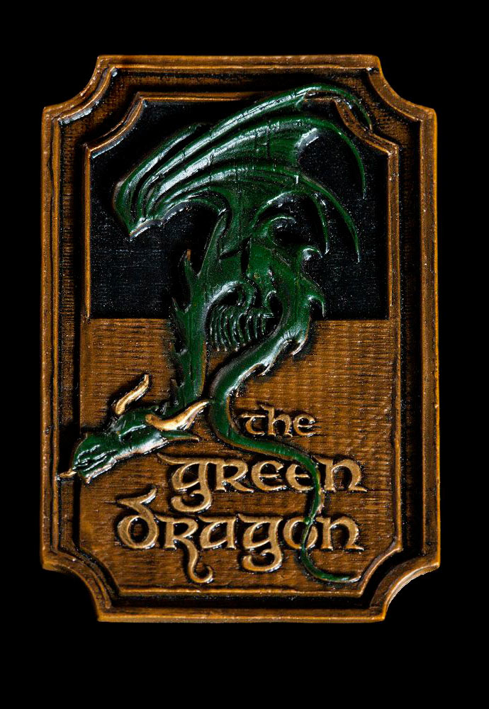 Imán The Green Dragon. El Señor de los Anillos. Weta Collectibles