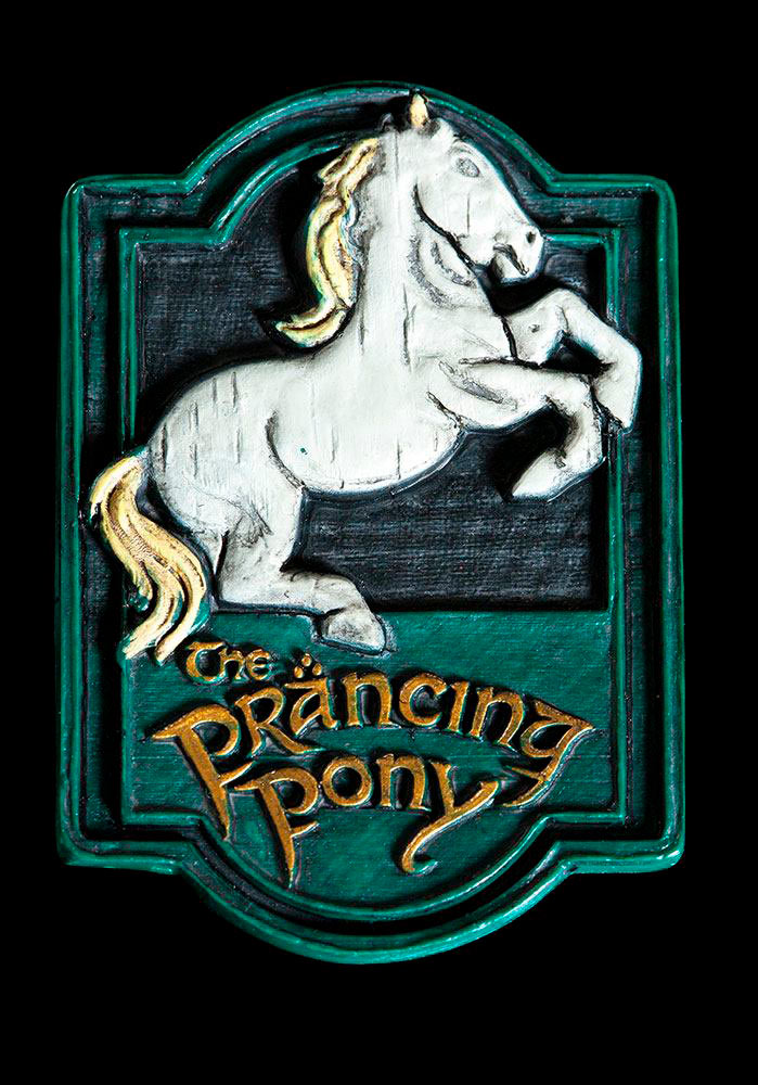 Imán The Prancing Pony. El Señor de los Anillos. Weta Collectibles