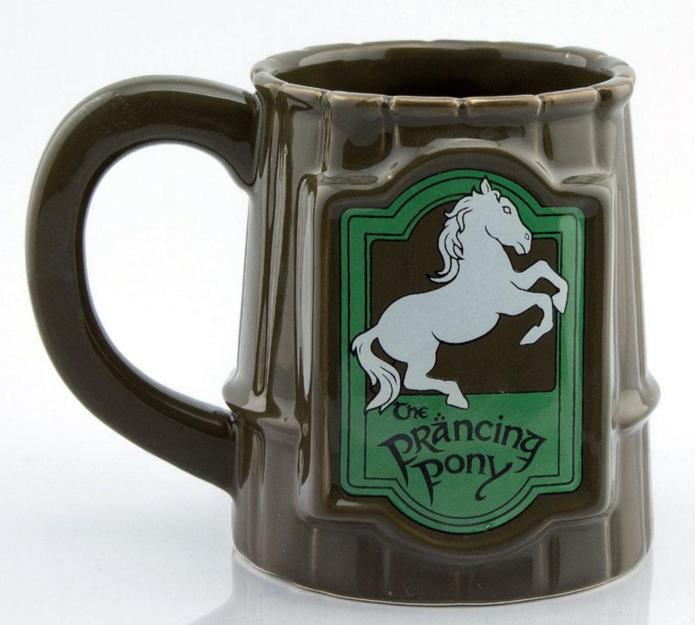 Jarra 3D The Prancing Pony. El Señor de los Anillos
