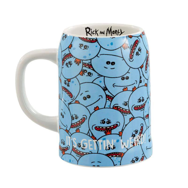 Jarra de cerveza Mr. Meeseeks. Rick y Morty