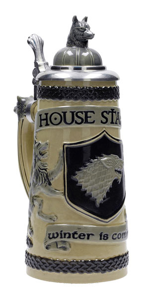 Jarra de cerámica Casa Stark. Juego de Tronos