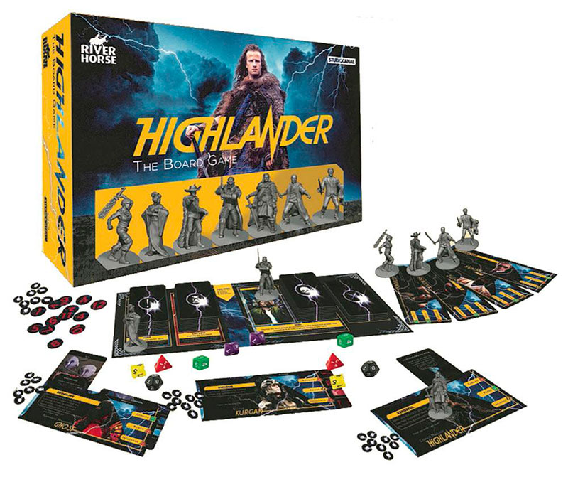 Juego de mesa Los Inmortales (Highlander). Versión en inglés. River Horse