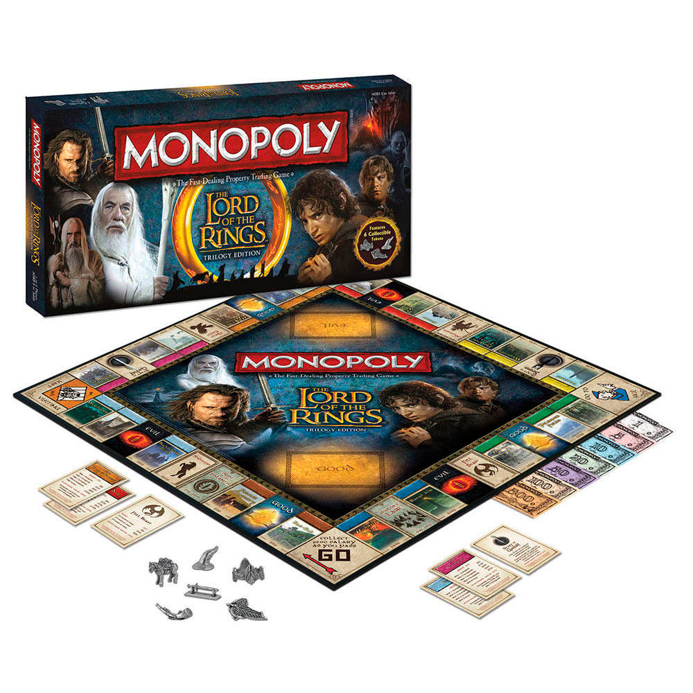 Juego de mesa Monopoly El Señor de los Anillos. Versión Inglés
