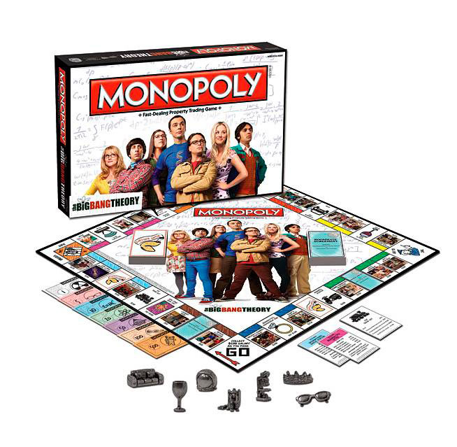 Juego de mesa Monopoly The Big Bang Theory. Versión en Ingles