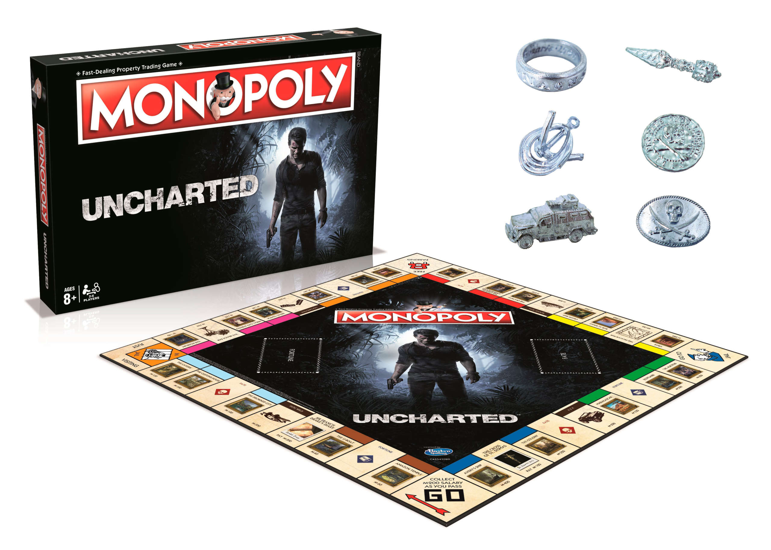 Juego de mesa Monopoly Uncharted. Versión Inglés