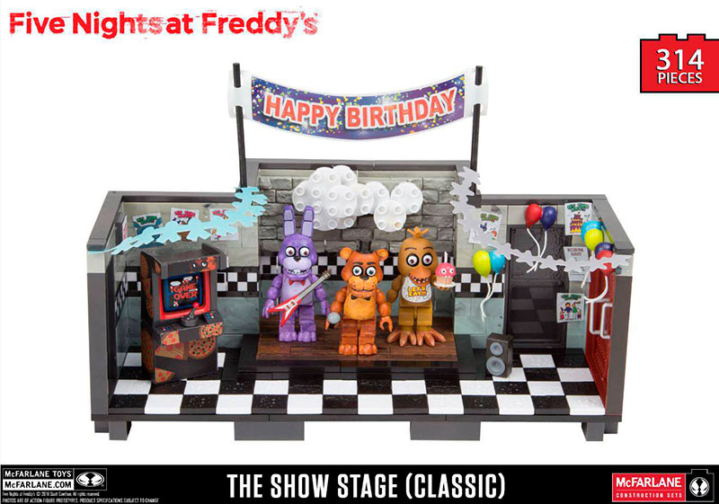 Kit de Construcción Large Showstage (Classic Series). Five Nights at Freddy's. McFarlane Toys