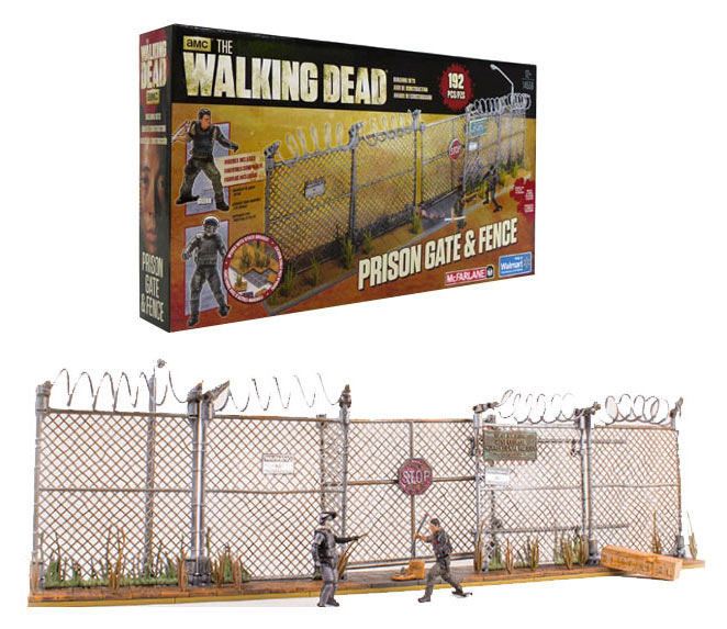 Kit de Construcción Prisión Valla y puerta. The Walking Dead