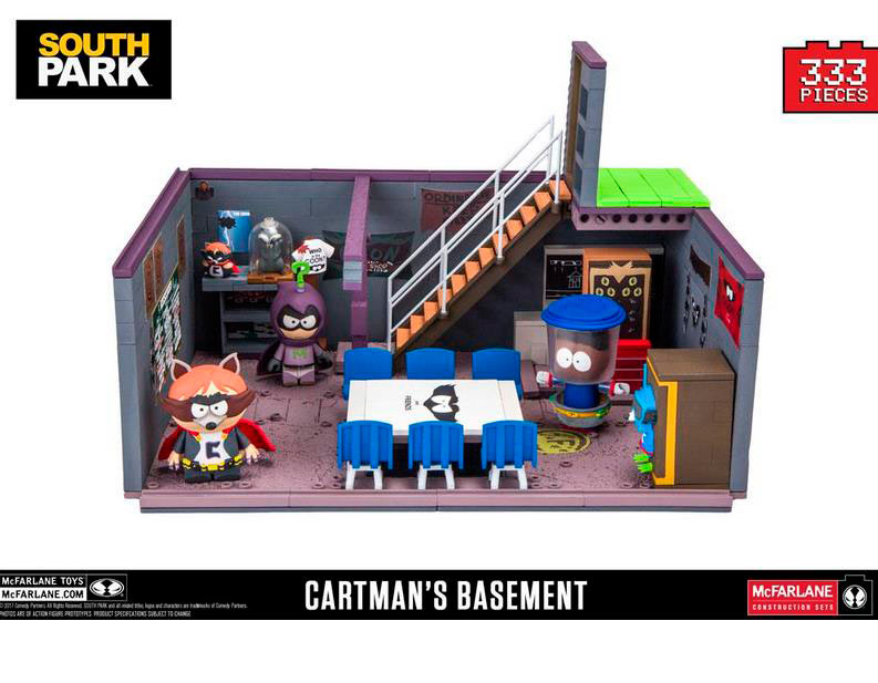 Kit de Construcción South Park Deluxe. Cartman's Basement. McFarlane Toys