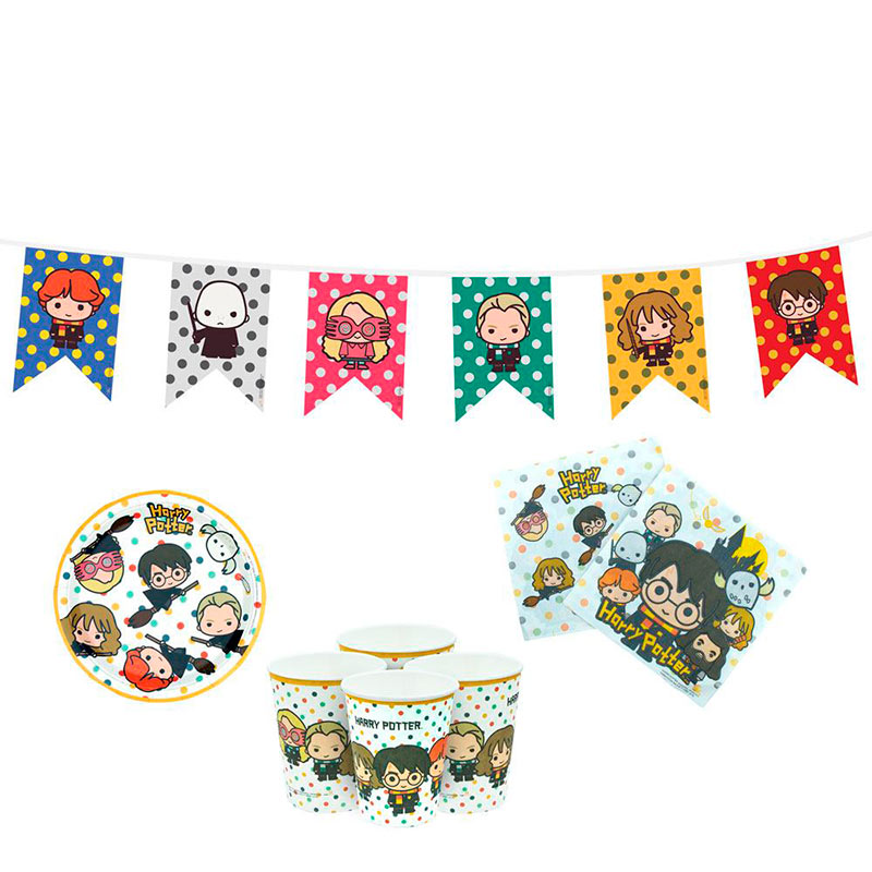 Kit de Cumpleaños Kawaii Harry Potter