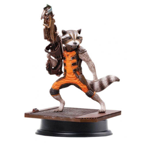 Kit montaje Rocket Raccoon 18 cm. Action Hero Vignette Model Kit. Guardianes de la Galaxia. Dragon Models